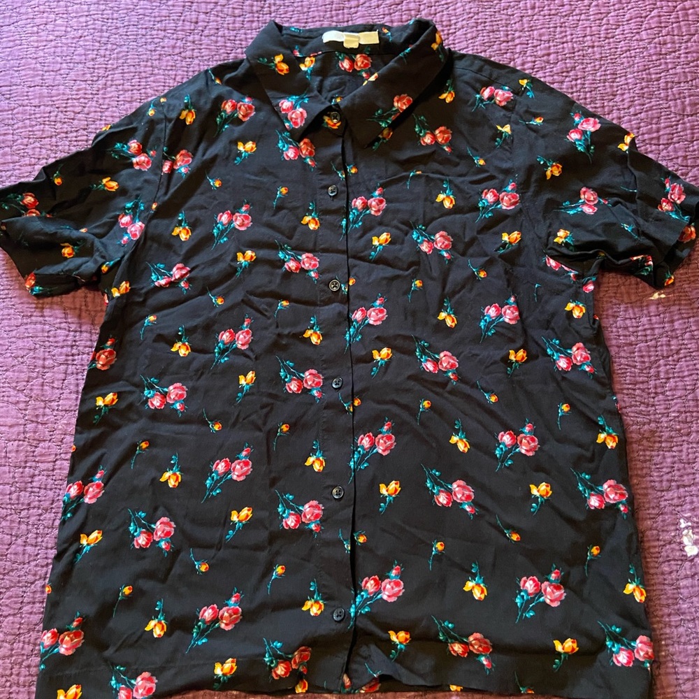 Vans womens buttoned down shirt